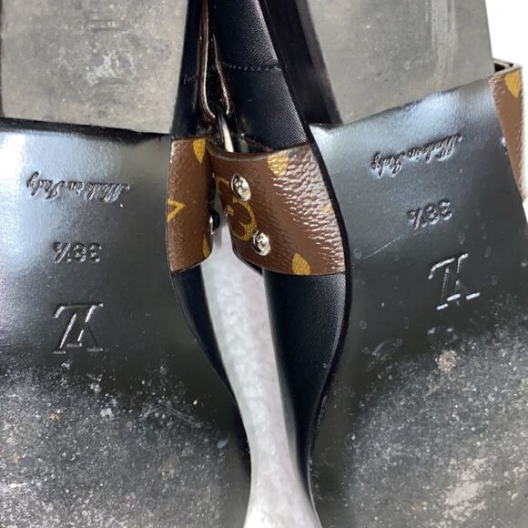 Louis Vuitton Black and Brown Ankle Boots - Picture 16 of 16